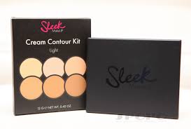 sleek makeup cream contour kit light