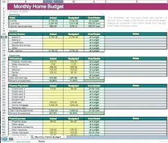 How To Make A Monthly Budget In Excel Monthly Budgets Monthly
