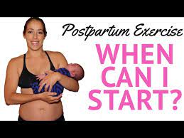 exercise after baby postpartum
