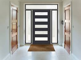 Metal 5 Panel Door With Sidelights And