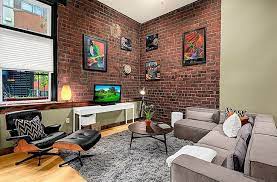 Brick Wall Living Room