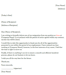 The features loaded in these. Driver Resignation Letter Example Toresign Com