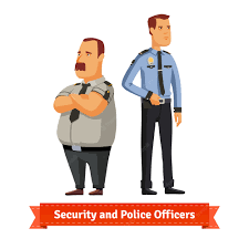Free Vector | Security and police officers standing