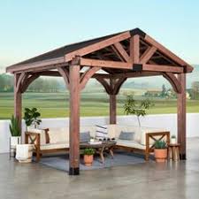 Home garden furniture made from great product such as metal gazebos at home depot, can be among the possibilities you are able to choose to make a garden more beautiful. 42 Backyard Gazebo Ideas Gazebo Aluminum Roof Backyard Gazebo