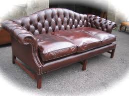 Leather Camelback Sofa Leather Chairs