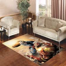 civil war crossbones living room carpet