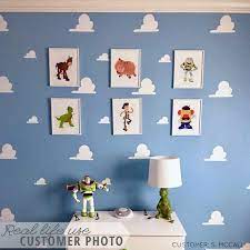 Toy Story Inspired Cloud Pattern Wall