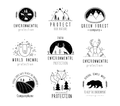 free nature protection logo templates ai