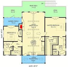 Plan 68536vr 2 Bed House Plan With