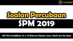 Perkongsian ilmu bahasa melayu upsr, pt3, spm, dan stpm. Soalan Percubaan Spm 2019 Negeri Kelantan Bahasa Melayu Kertas 1