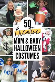 creative mom and baby halloween costumes