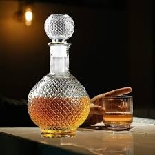 European Style Glass Whiskey Decanter