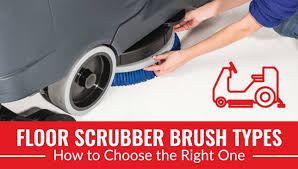 floor scrubber brush types how to