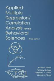 Applied Multiple Regression Correlation Analysis For The Behavioral Sciences Ebook By Jacob Cohen Rakuten Kobo