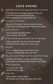 love poems best poems for love