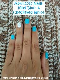 april 2017 nails mod blue checd