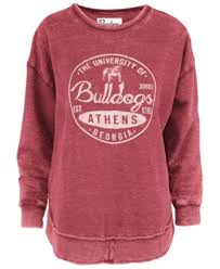 Womens Georgia Bulldogs Vintage Wash Sweatshirt In 2019
