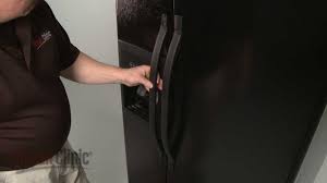 Many models of whirlpool refrigerators have an ice and water dispenser built into the outside of the refrigerator or freezer door. Whirlpool Refrigerator Door Handle Replacement W10285540 Youtube