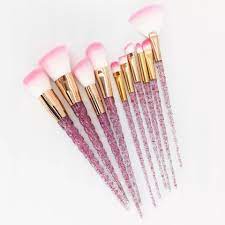10pc pink glitter unicorn makeup