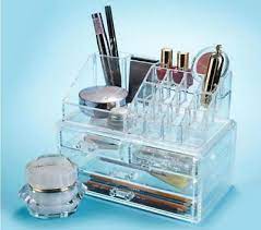 crystal clear acrylic cosmetic