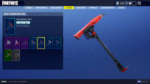 Harvest materials in style with a range of pickaxes available in fortnite. Twitch Prime Instigator Pickaxe Now Available Fortnite Intel