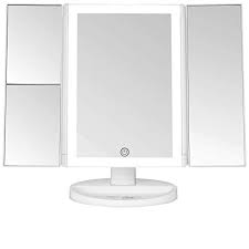 11 Best Magnifying Lighted Makeup Mirrors Tri Fold Tweezing Travel