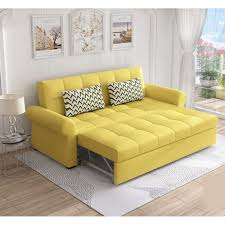 cotton 2 seater sofa bed