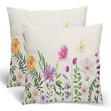Betginy Spring Flower Pillow Covers
