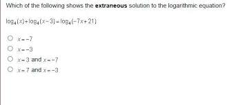 Logarithmic Equation