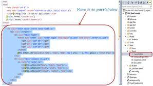 render partial views in asp net mvc