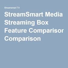 Streamsmart Media Streaming Box Feature Comparison