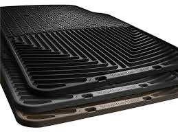 acura mdx front rubber mats black