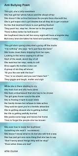 anti bullying poem poem by ellie louise