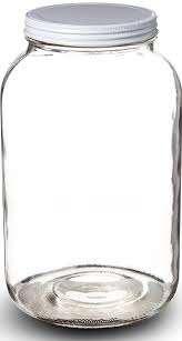 1 Gallon Glass Jar Wide Mouth With