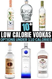 10 low calorie vodka options under 70