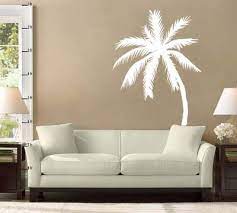 palm tree silhouette tree wall decal