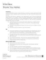 Professional Thank You Note For Interview Templates At
