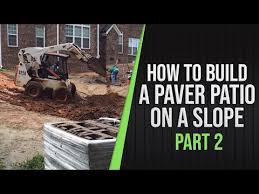 How To Build A Paver Patio On A Slope