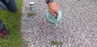 killing weeds naturally in a gravel