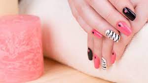 zebra nails easy zebra print nail art