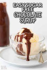 sugar free chocolate syrup recipe keto