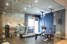 Mirrored Gym Accent Wall Design Ideas