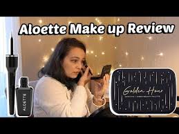 aloette cosmetics makeup review you
