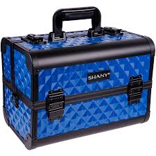 shany fantasy collection makeup artists cosmetics train case divine blue
