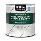 Solid Colour Waterproofing Stain & Sealer - Deep Base No. 5013, 3.79L  Behr Premium