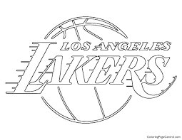 This color combination was created by user schemecolor. Nba Los Angeles Lakers Logo Coloring Page Coloring Page Central
