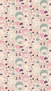 Essen kawai mandalas / dibujos de kawaii para colorear. Kawaii Pattern Wallpapers Iphone 6 Plus Iphone Wallpaper Pattern Kawaii Wallpaper Vintage Flowers Wallpaper
