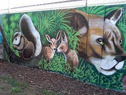 Outdoor Living Mural Painting By Terry