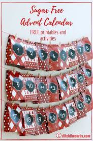 Sugar Free Advent Calendar Free Printables And Fun Activities