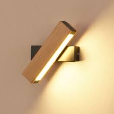 Nordic Wooden Led Wall Lamp Modern